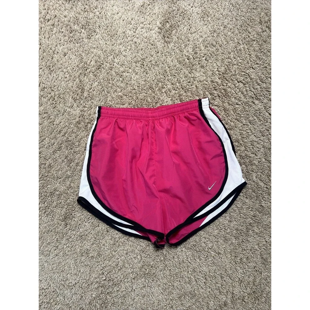 Nike Dri Fit Women's Lined Running Shorts Pink Sz Small